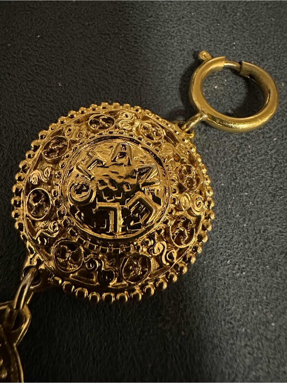 CHANEL Gold Coin Medallion Link Bracelet with CC Charm - Picture 3 of 13